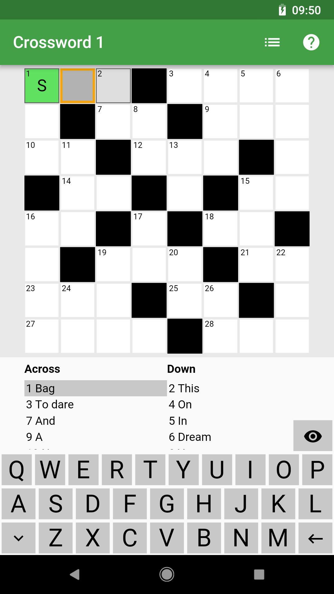 Part Of A French Play Crossword Puzzle Clue Crosswords To Learn French | It's All Widgets!